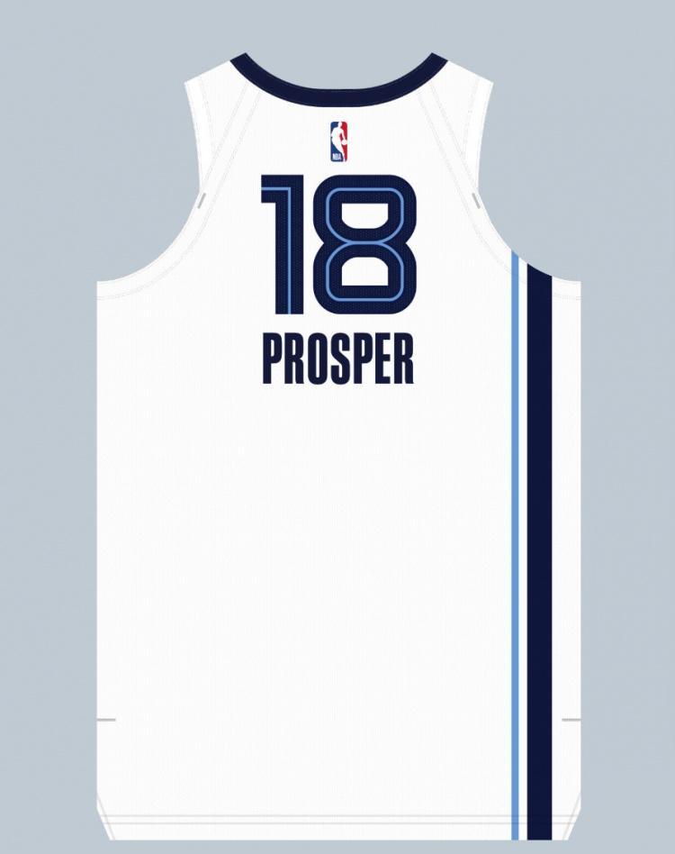 普罗斯珀在灰熊将身穿18号球衣 上一任主人是托桑-厄沃马